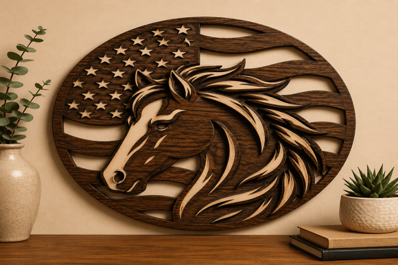 Download Horse Wall Art SVG Laser Cut File - Laser cut file Collection
