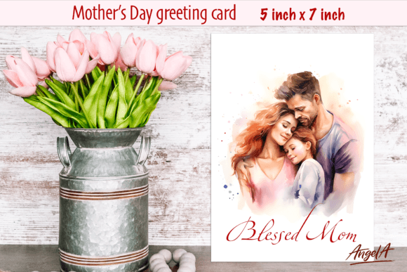 Download Mothers' Day Card, Blessed Mom Family - Blessed mom Collection
