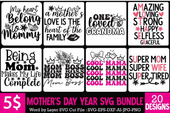 Download Mother's Day SVG Bundle - Mother's day svg bundle Collection