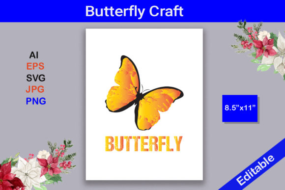 Download Butterfly Craft Design Template - Butterfly craft design Collection