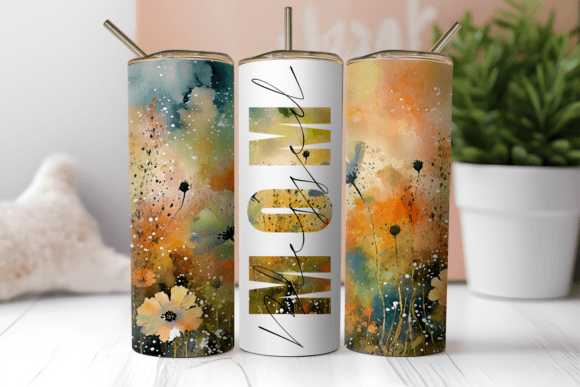 Download Blessed Mom Floral 20oz Tumbler Wrap - Blessed mom Collection